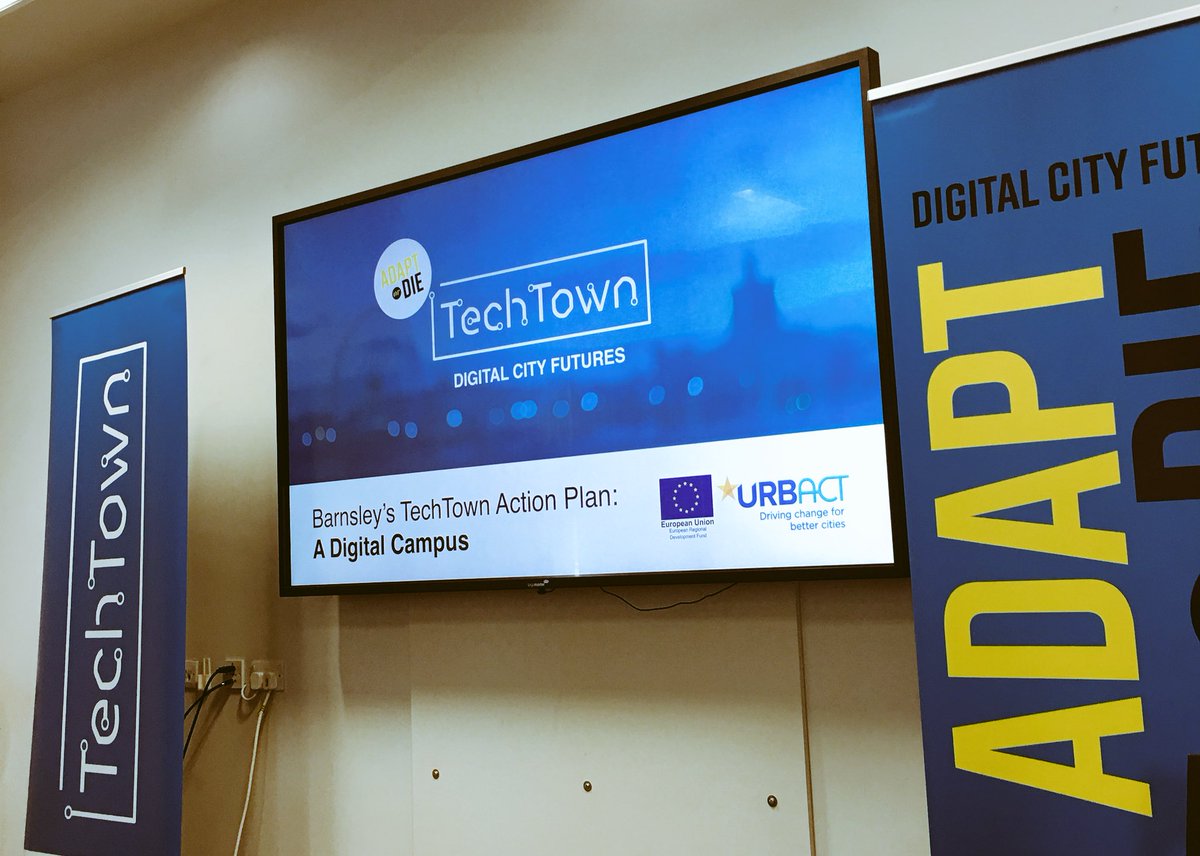 TechTown, Digital City Futures presented on a large screen